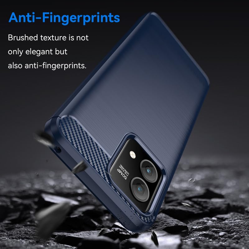 Image of Basic Case for Moto G Stylus 4G 2023 (Carbon Fibre Blue)