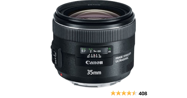Amazon.com : Canon 5178B002 EF 35mm f/2 is USM Wide-Angle Lens for