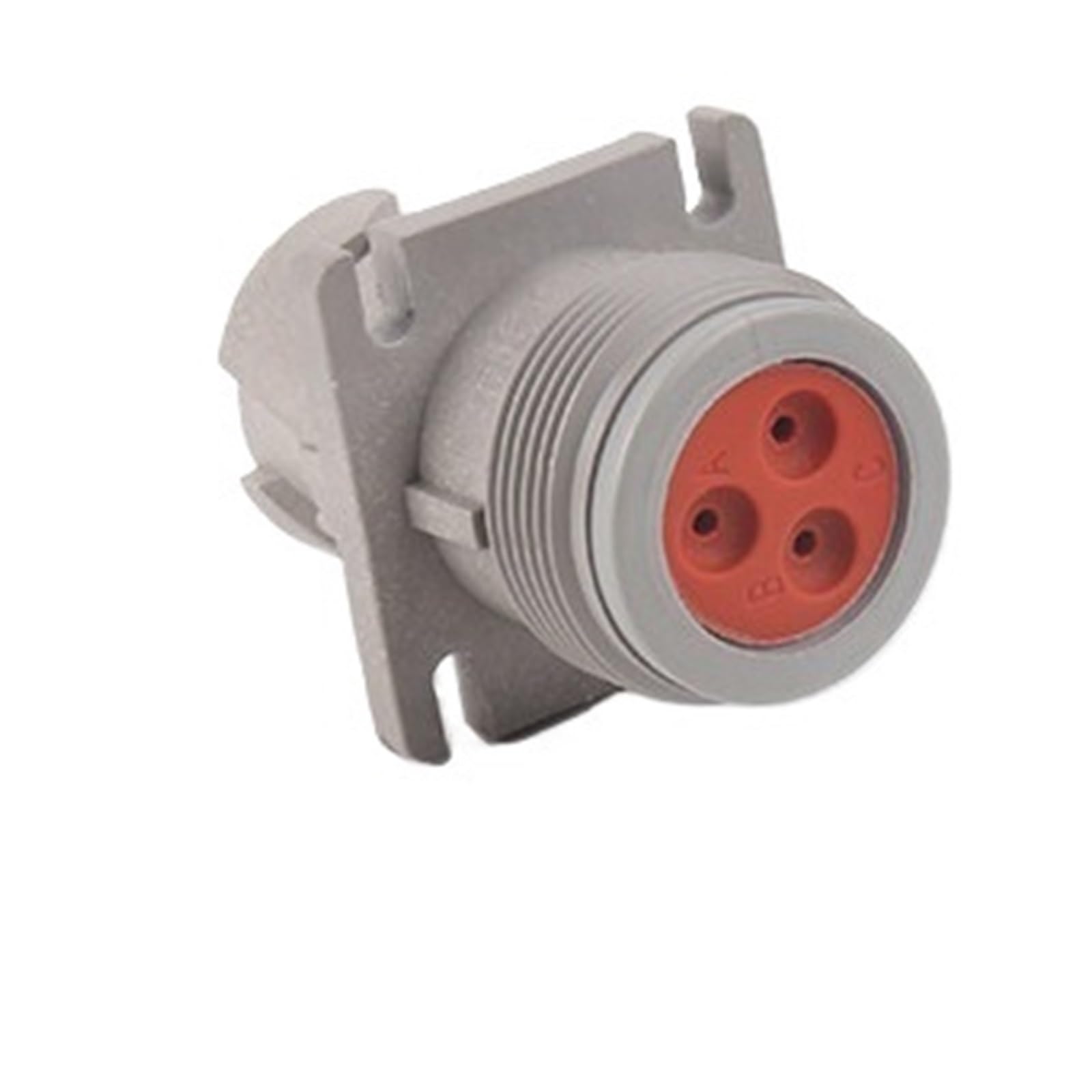 X psblty 3-Port Female Connector With Flange HD10-3-96P For Heavy-duty Equipment, Construction Machinery, Etc.