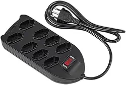 Filtro de Linha com 8 Tomadas EPE 1008+ Preto Intelbras