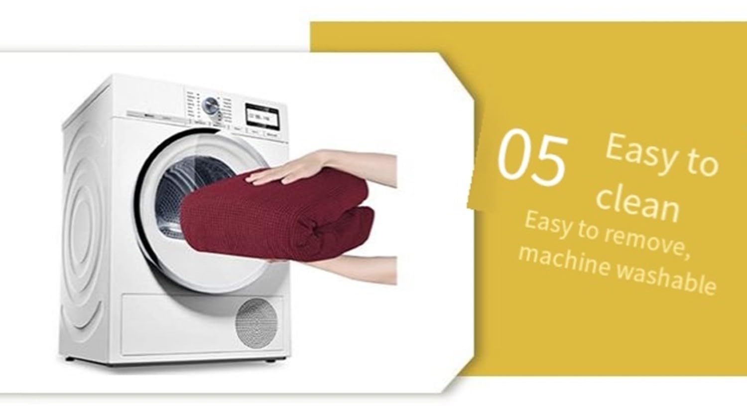 Coprisedia elastici in stile nordico, per sala da pranzo, sedie rotonde con braccioli, protezioni moderne per mobili da ufficio, facili da pulire