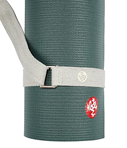 Manduka Yoga Commuter Mat Carrier - Eco-Friendly Cotton, Easy to Carry, Hands-Free, For All Mat Sizes, 68" x 1.5"