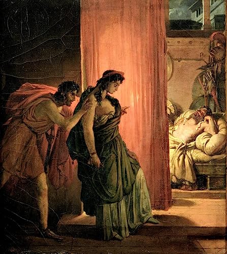 Impression Prints Toile Clytemnestre de Guérin œuvre d'art néoclassique de qualité premium