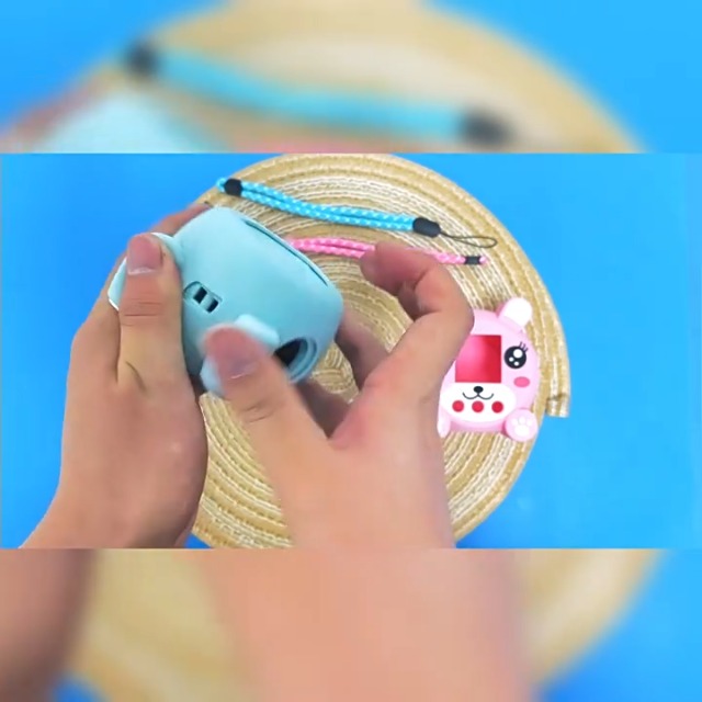 Silikonhülle Für Punirunes Interaktives Digitales Spielzeug – Blau, Maßgeschneidert, 8,3 X 7,9 X 5,8 Cm