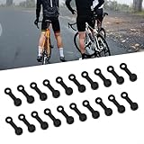 Yhenlovtt Hydraulische Bremsenentlüftungsnippel aus Gummi für Fahrrad-Scheibenbremsen – Schwarz, Rot, Grün, kompatibel mit und anderen Marken (schwarz), 20 Stück