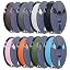 8*250g Black+white+grey+chocolate+sky Blue+olive Green+ Sunny Orange+sakura Pink
