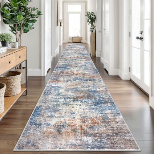 IOHOUZE Abstract Runner Rug 3x18 Ft Extra Long Washable Runners