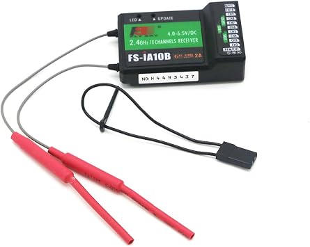 FLYSKY FS-iA10B Receiver 2.4G 10Channel PWM Output with PPM Compatible for FS I6 I10 I6S I6X Transmitter iA10B