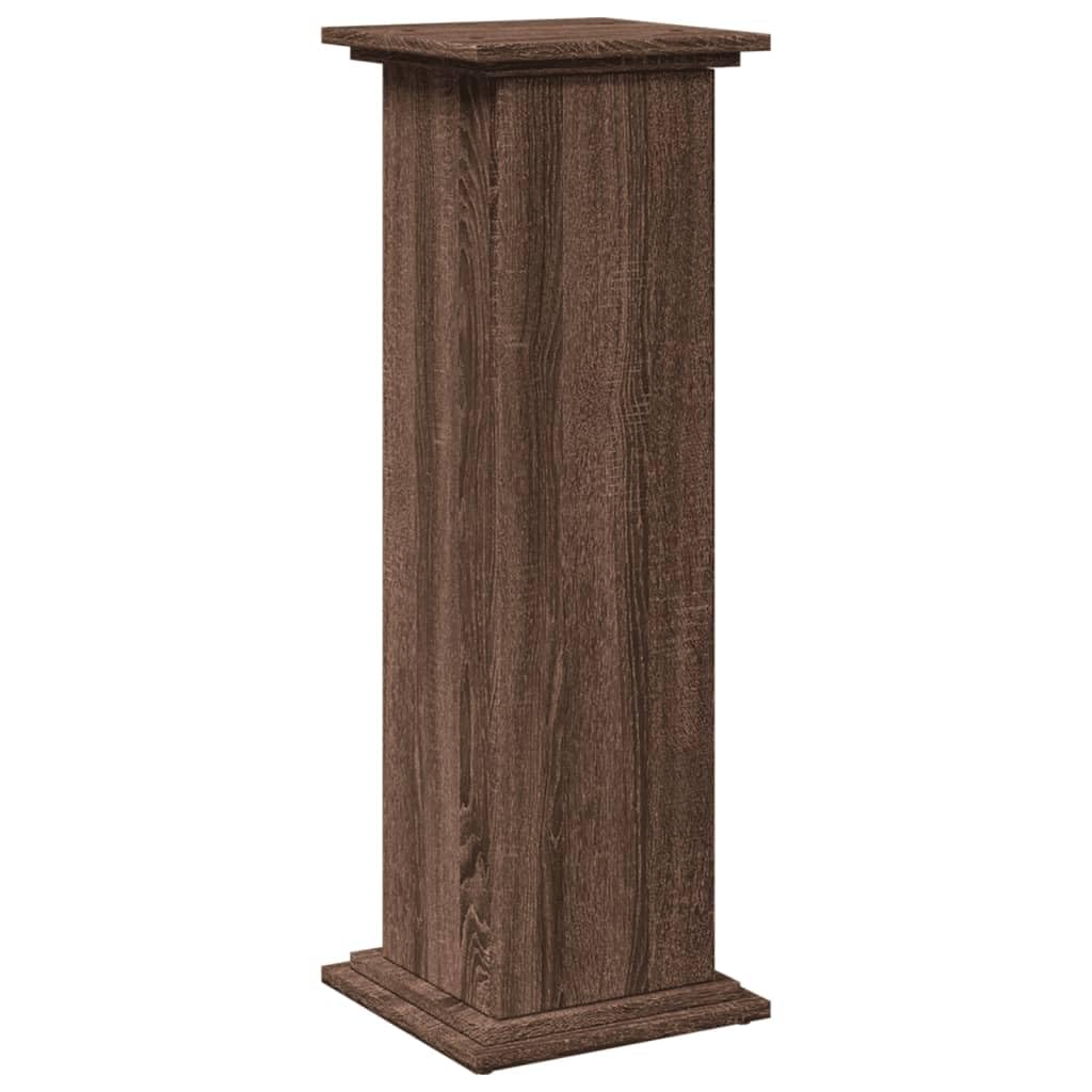 vidaXL Piédestal avec Rangement chêne Marron Bois d'ingénierie