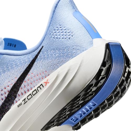 Nike Pegasus Plus Women's Road Running Shoes (FQ7261-402, Aluminum/Royal Pulse/White/Black) Size 7.5 angle 8