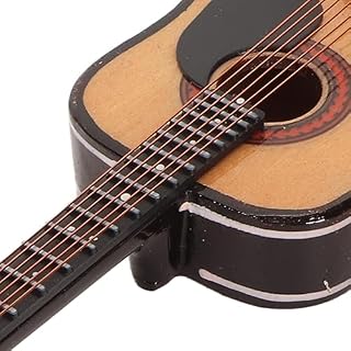 Modèle de Guitare Miniature en Bois, Mini Instrument de Musique à Surface Enduite, Haute Simulation, Respectueux de l’environnement avec Support et étui pour la Maison - Les Beatles, Paul McCartney, John Lennon, RIngo Starr, George Harrison Modèle de Guitare Miniature en Bois, Mini Instrument de Musique à Surface Enduite, Haute Simulation, Respectueux de l'environnement avec Support et étui pour la Maison – Image 7