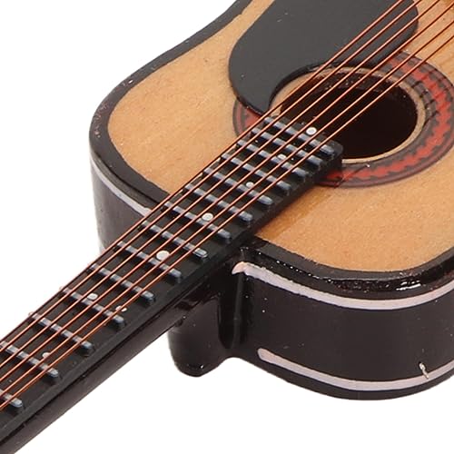 Modèle de Guitare Miniature en Bois, Mini Instrument de Musique à Surface Enduite, Haute Simulation, Respectueux de l’environnement avec Support et étui pour la Maison - Les Beatles, Paul McCartney, John Lennon, RIngo Starr, George Harrison Modèle de Guitare Miniature en Bois, Mini Instrument de Musique à Surface Enduite, Haute Simulation, Respectueux de l'environnement avec Support et étui pour la Maison – Image 8