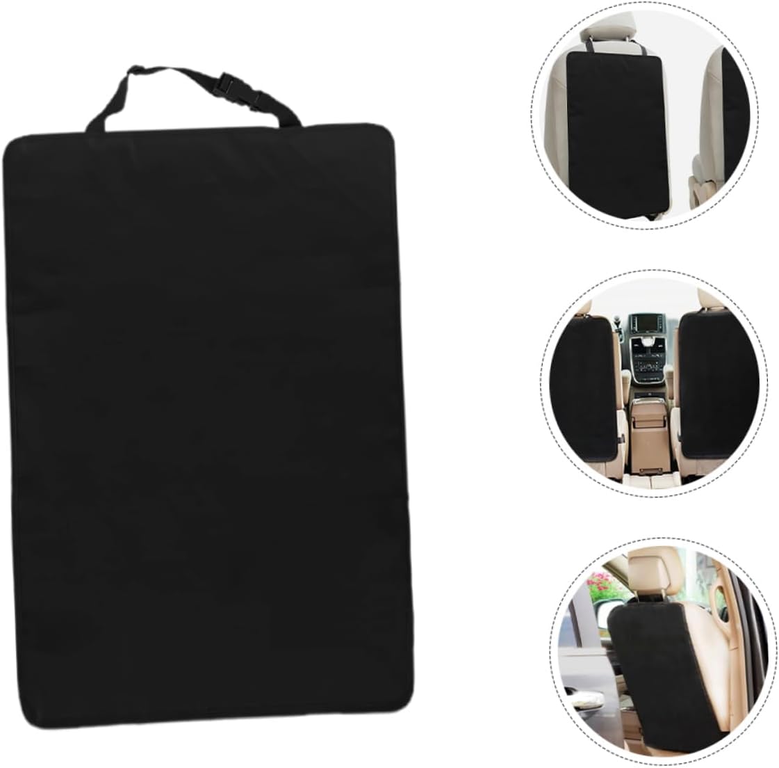 ORFOFE 3pcs Car Seat Kick Protector Anti-Kick Pad for Backseat Organizer Durable and Elegant Design for Vehicle Interiors