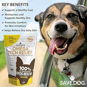 Omega-Itch-Relief-for-Dogs--Healthy-Skin-and-Coat-Supplement-for-Dogs-with-Vitamin-E-Flax-Oil-and-Salmon-Oil-for-Dog-Itch-Relief-Dog-Supplement-with-a-Cause-70-Chews - Cucciolini Doodles Omega-Itch-Relief-for-Dogs--Healthy-Skin-and-Coat-Supplement-for-Dogs-with-Vitamin-E-Flax-Oil-and-Salmon-Oil-for-Dog-Itch-Relief-Dog-Supplement-with-a-Cause-70-Chews