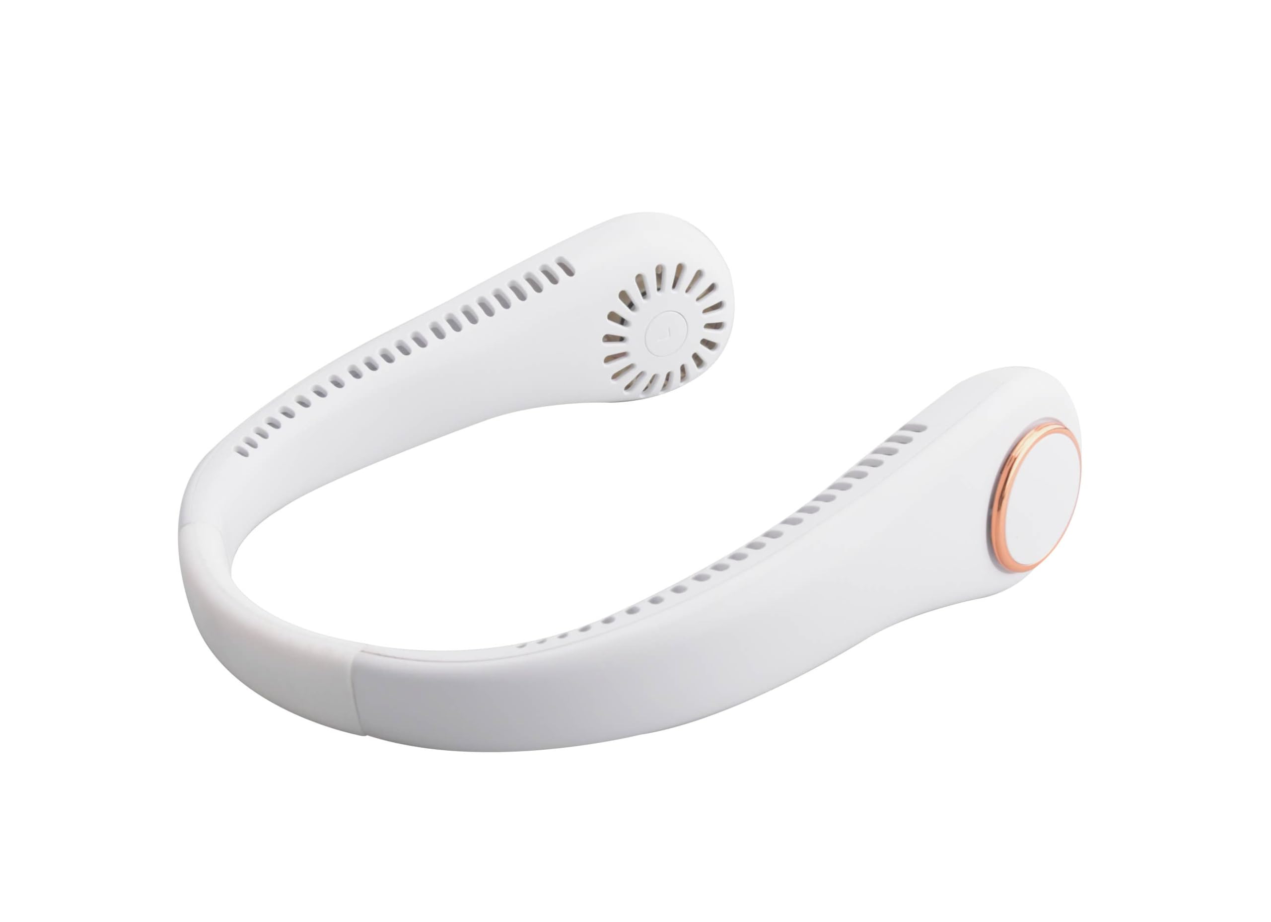 bladeless cool breeze neck fan - white