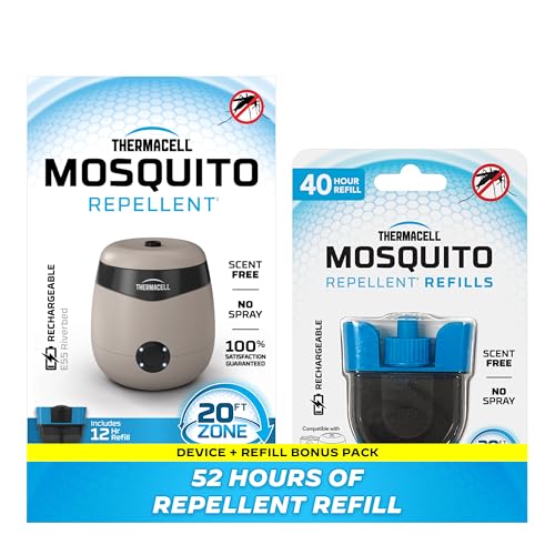 Image of Thermacell E-Series Rechargeable Mosquito Repeller with 20' Mosquito Protection Zone; Bug Spray Alternative; Scent Free