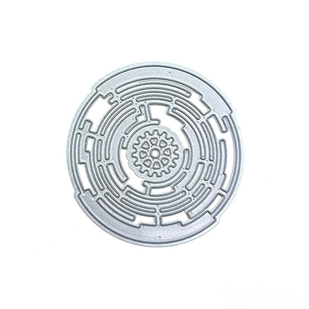 Fustelle In Metallo Per Scrapbooking E Biglietti – Set Di Stampini A Forma Di Corona In Pizzo, Acciaio, Dimensioni 128,5 X 253,7 Mm - 2