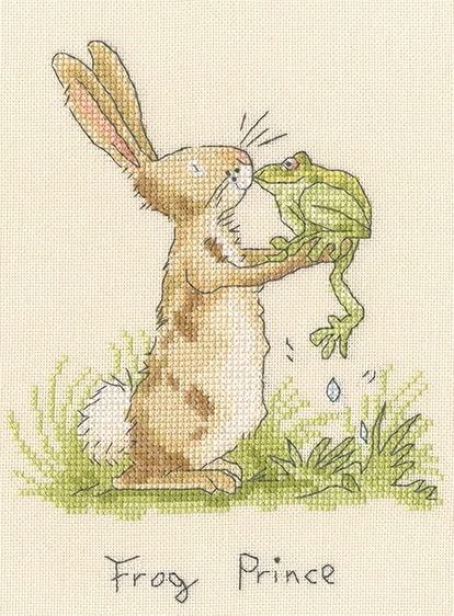 Bothy Threads Counted Cross Stitch Kit - Frog Prince