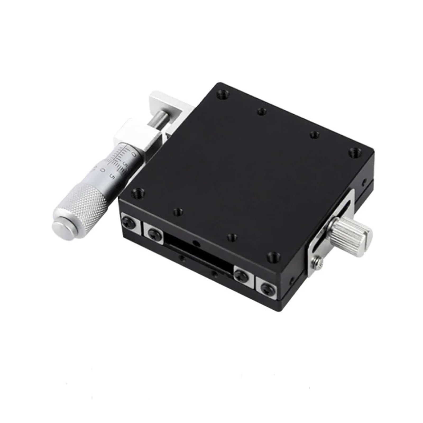 WNVXJGNSO Sliding Table X Axis Sliding Table LGX60-C LX60 60x60mm Trimming Platform Manual Linear Stages Bearing Tuning Sliding Table Cross Rail(LGX60-C)