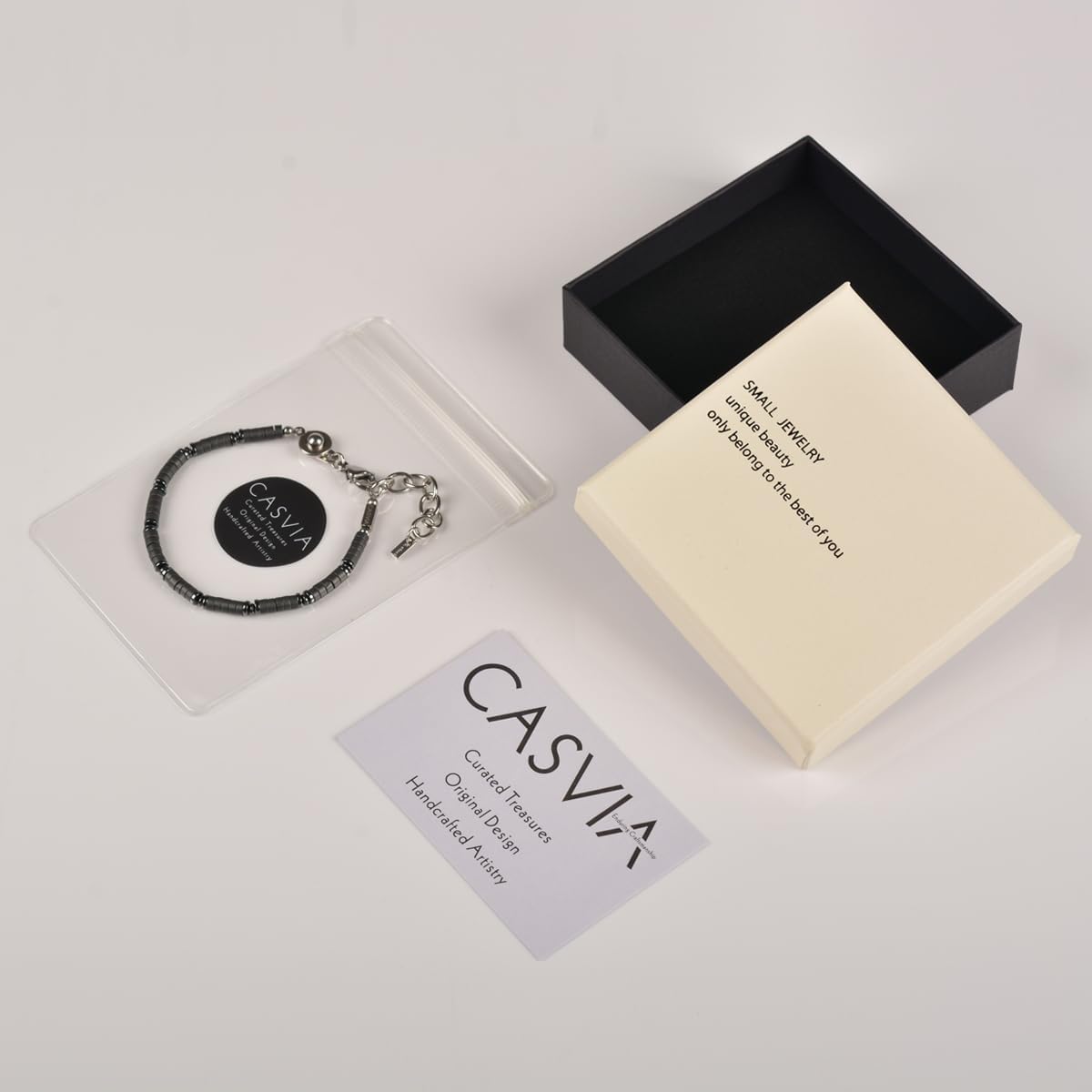 Handmade Stalwart Glow Hematite Mens Bracelet Dual-Clasp Adjustable Design for Effortless One-Handed Wear Enhances Resilience Mens Jewelry Ideal Gift for Yourself Friends or Father - Image 6