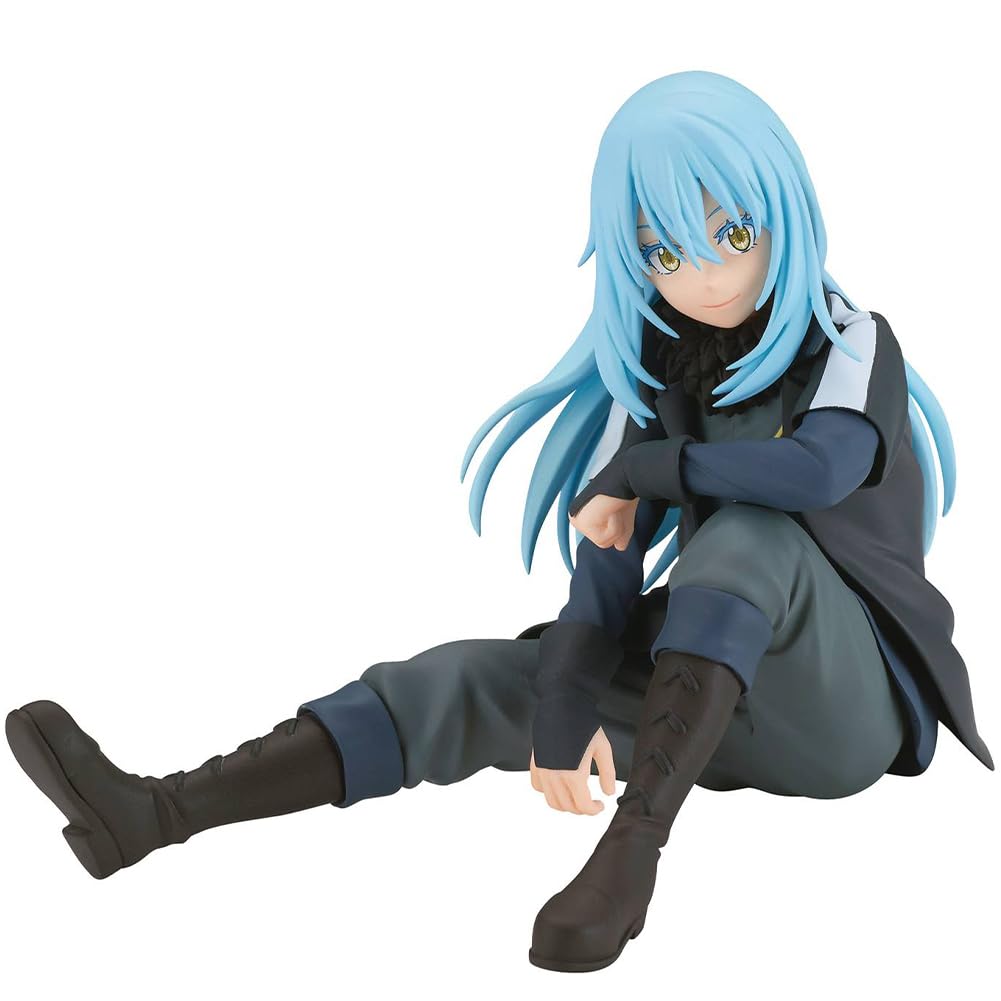 DEXSHUN Rimuru figurka anime Rimuru siedząca, model statuetka z wymiennymi akcesoriami, dekoracja, PCW, ornamenty, prezent 10 cm