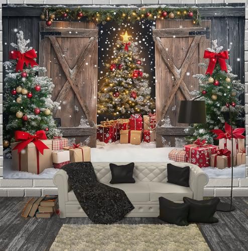 Tapisserie murale Noël 3D pour réchauffer votre salon cet hiver
