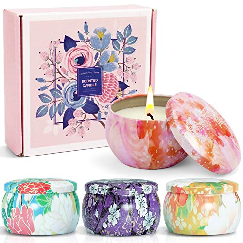 LA BELLEFÉE Velas aromáticas velas de soja conjunto de presente vela de aromaterapia cera de soja natural jogo vegan para amigos, famílias, aniversários, dia da mãe