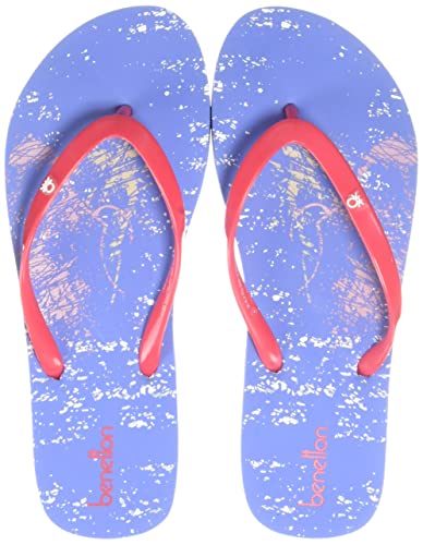 United Colors of Benetton UCB Womens Multi-Layered Soft Cushioned, Blue EVA Flip Flops and house slippers (B09NJL1G6H) Amazon Price History, Amazon Price Tracker