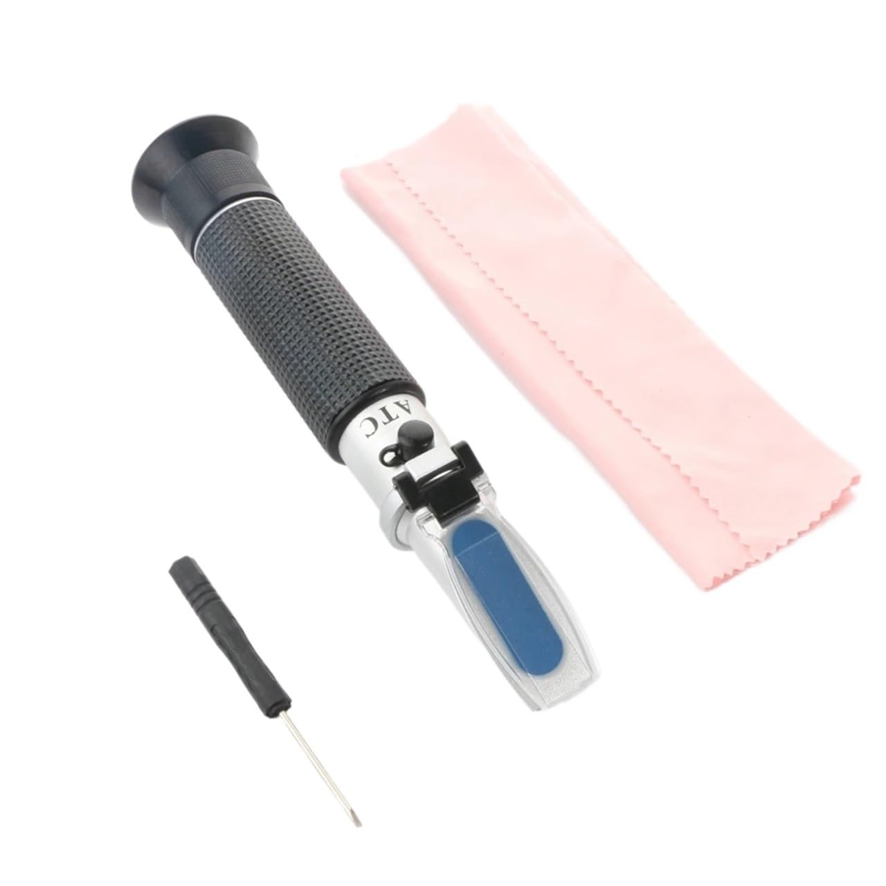 Liquid Refractometer, 3-in-1 Animal Clinical Refractometer Handheld Digital Urine Specific Serum Protein 1.000-1.060RI for Pet Dog Cat