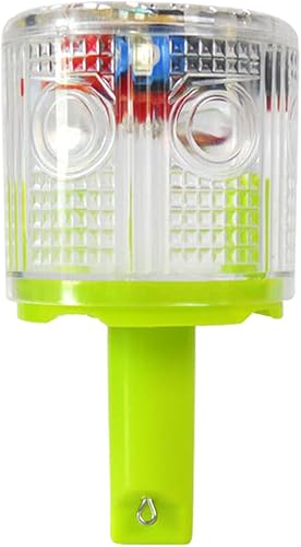 Luz de advertencia estroboscópica solar, luz de advertencia estroboscópica de emergencia solar de una sola columna, luz de advertencia
