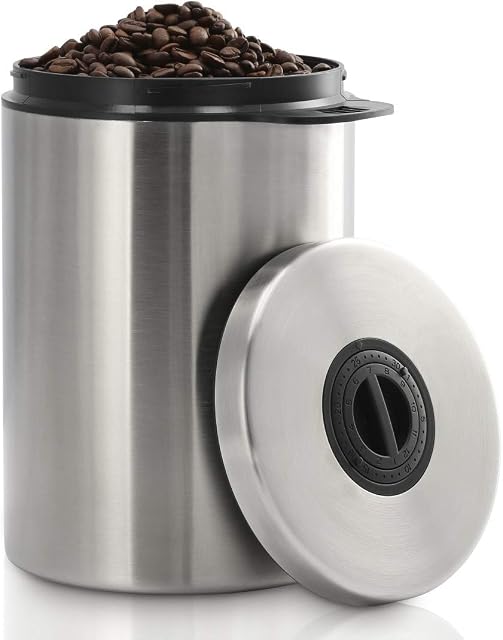 Xavax Stainless Steel Container for 1 kg of Coffee Beans or Tea