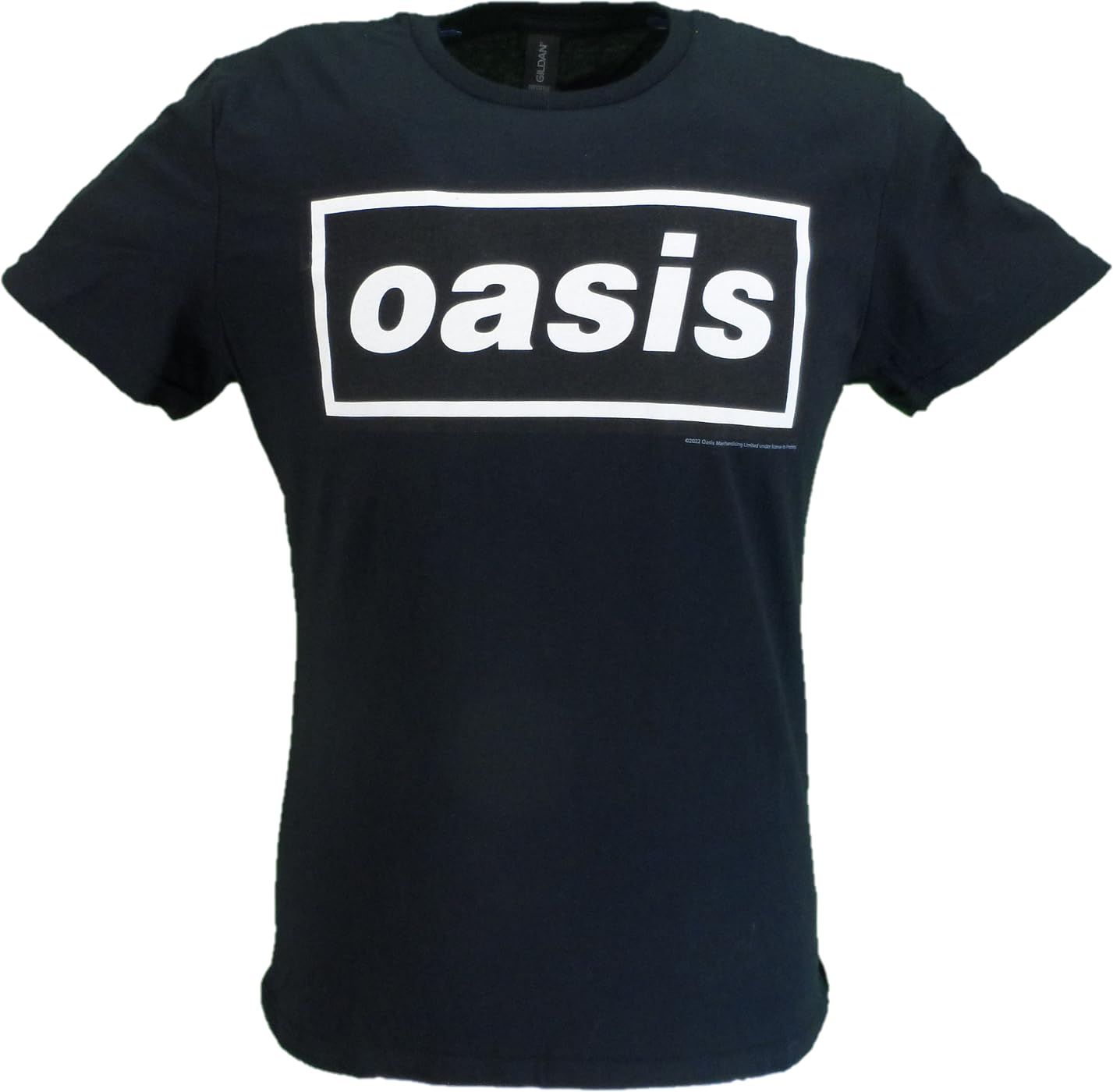 Mazeys Ladies Official Oasis T Shirts (UK, Alpha, XXL, Regular, Regular, Black)