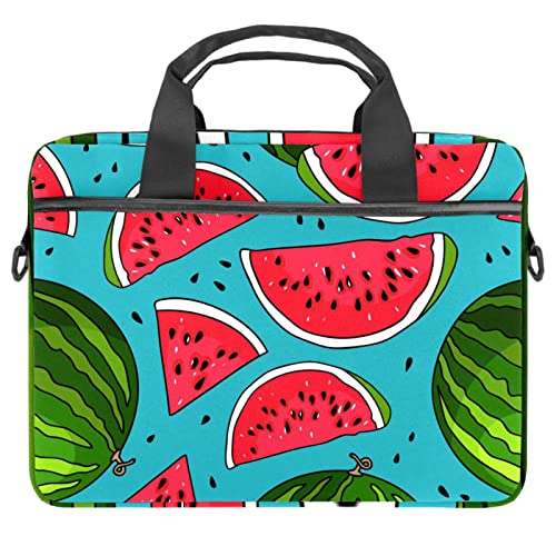 Sac à bandoulière pour ordinateur portable 13 13.3 14.5 pouces bleu multicolore pastèque