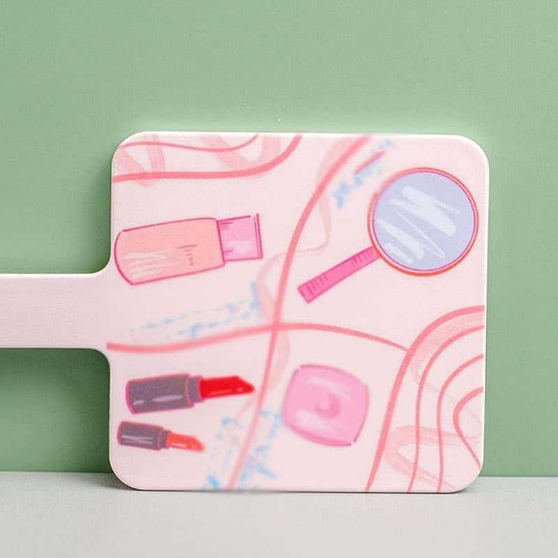 Handheld Makeup Ladies Portable Handle Small Square image 4