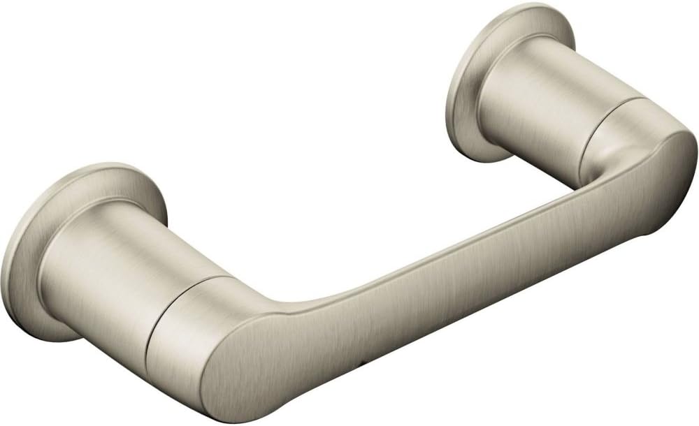 Moen YB2408BN Method Collection Double Post Pivoting Toilet Paper Holder, Brushed Nickel