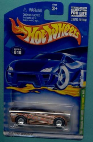 Mattel Hot Wheels 2001 Treasure Hunt 1:64 Scale Gold Pontiac Rageous 10/12 Die Cast Car #010