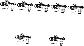 UKCOCO 7 Pcs Fones De Ouvido Fones De Ouvido Fone De Ouvido De Escritório Fone De Ouvido De Computador Sobre Fones De Ouvido Com Fio Audífonos Intraurales Fone De Ouvido Para Jogos Com