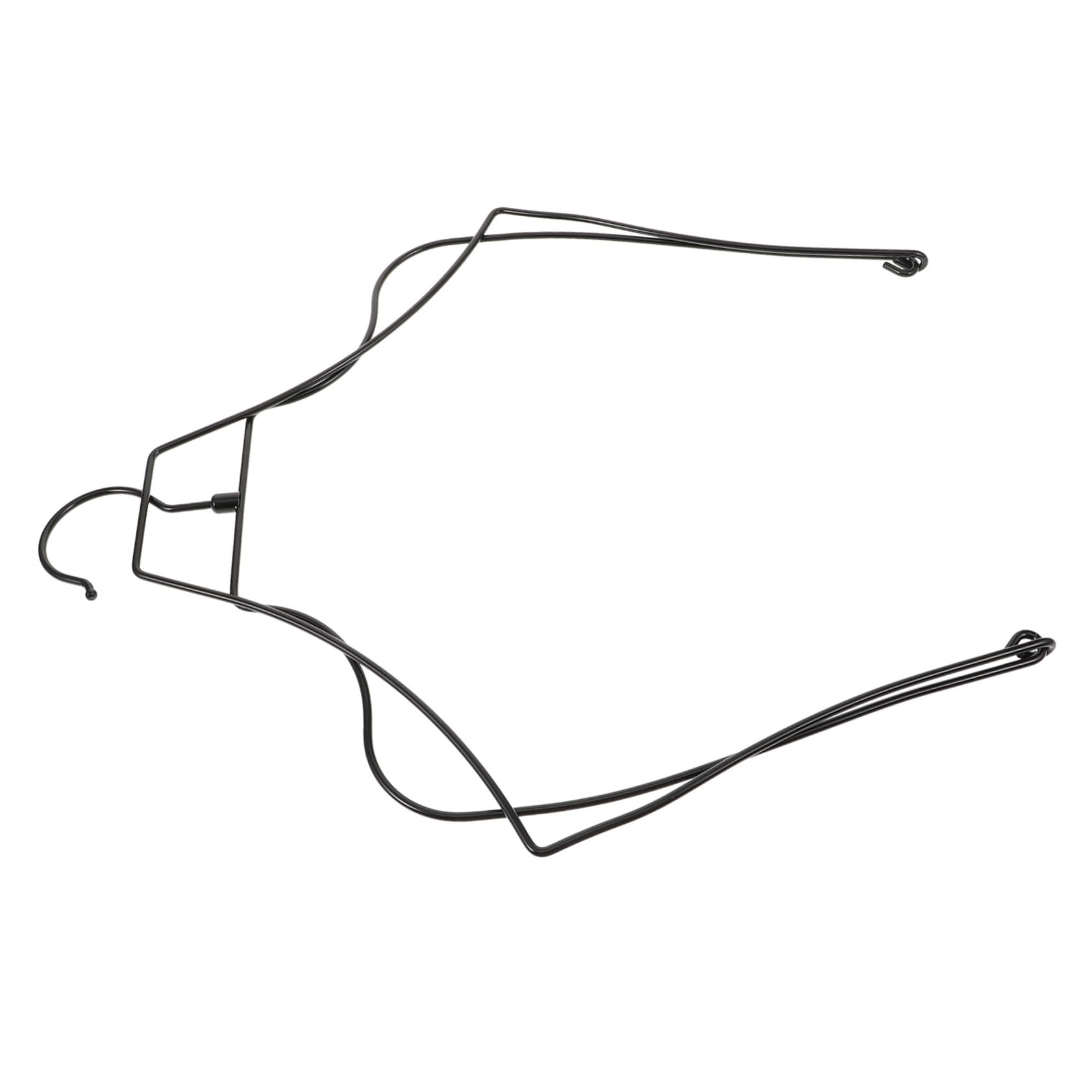 Zerodeko 3st Kleiderbügel Für Kinderbadebekleidung Aufhänger Badeanzug-kleiderbügel Für Gepolsterte Kleiderbügel Faltbar Hose Babysocken Black Stahlmaterial Mit Hohem Mangangehalt