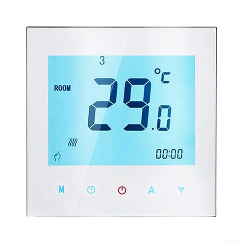 Intelligentes WLAN-Thermostat, App-Steuerung (elektrisch-weiß)