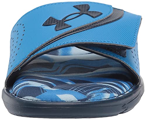 Under Armour Boys Ignite Vi Graphic Fbignite Vi Graphic Fb????? Vi ??? Fbignite Vi Graphic Fbignite Vi Graphic Fbignit Slide Sandal, Academy Blue (400 Blue Circuit, 4 Big_Kid Us #TOP8