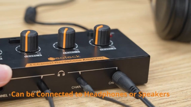 Amazon.com: Neoteck 4 Channel Stereo Headphone Amplifier with