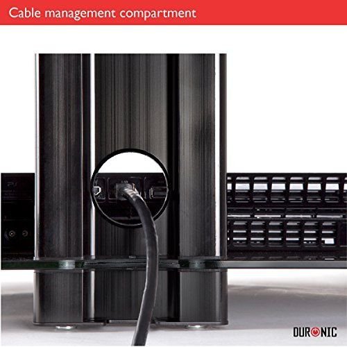 Duronic DS103BB- Triplo ripiano in vetro per