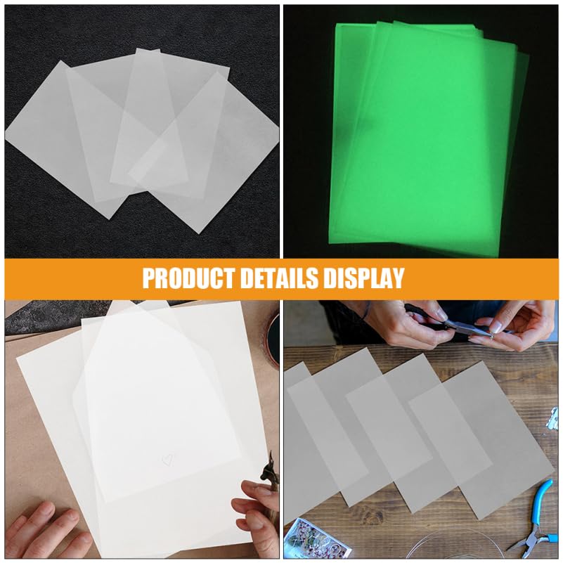 Papier rétractable transparent pour créer des porte-clés rigides SEWACC