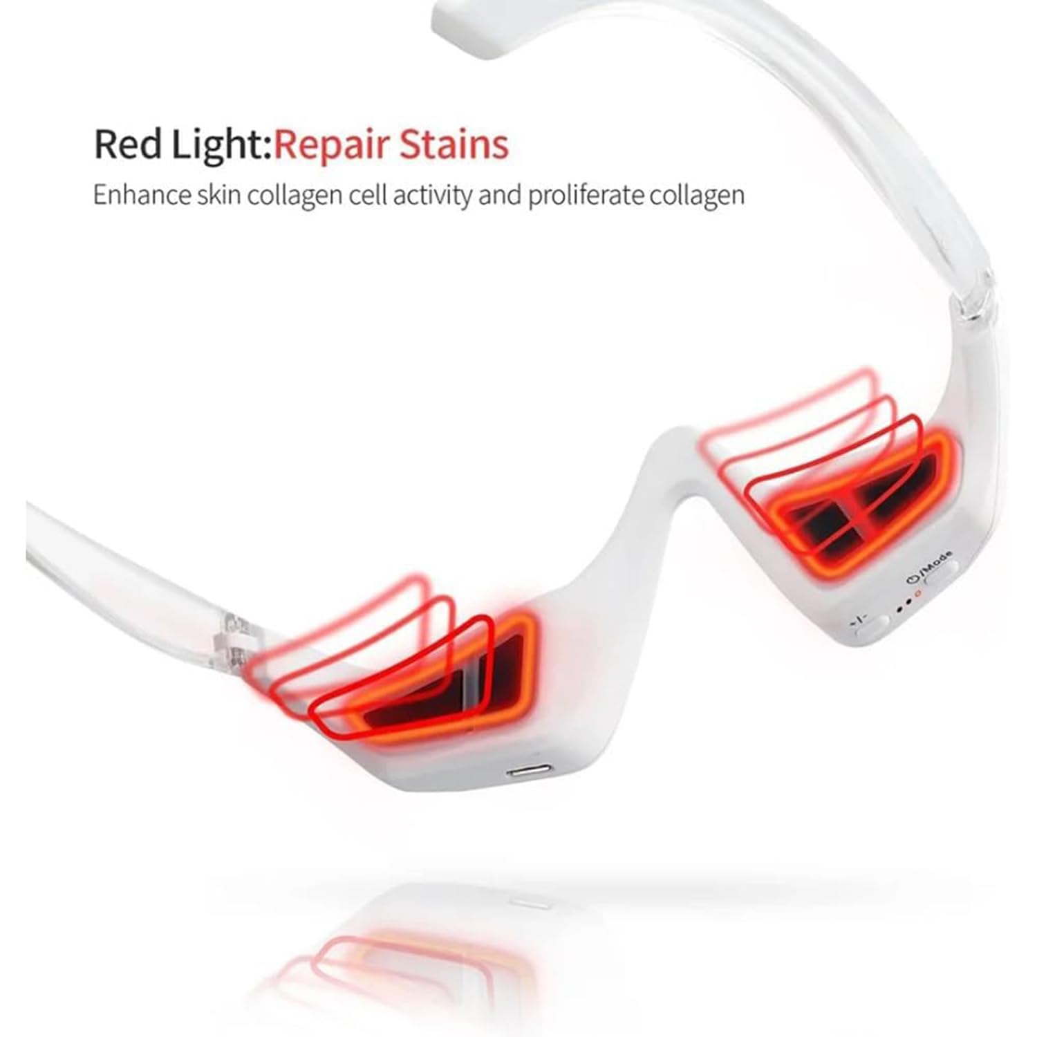 Eye Massager, Electric Eye Massager, 3D Eye Care Device with Vibration, Eye Massage Device with Heat 3 Strength Levels