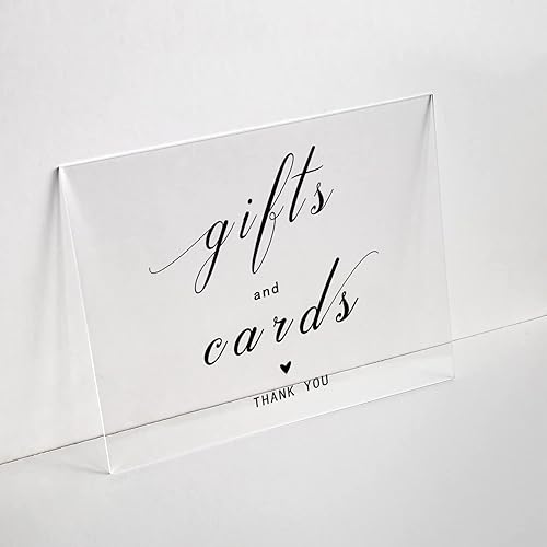 Miniatura 62 de UNIQOOO Paquete de 6 letreros acrílicos esmerilados en blanco para mesa de boda, 11 x 14 pulgadas, hoja acrílica para soporte de números de mesa