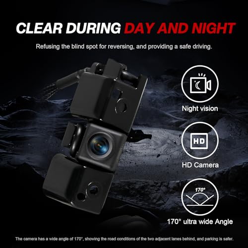 Image of Backup Camera Rear View Camera Compatible with 2014 2015 Chevy Silverado Cheyenne GMC Sierra 1500 2500 HD 3500 HD Replaces 22803702 23306741