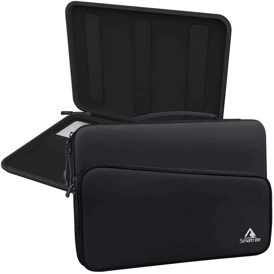 Smatree Hard Protective Laptop Sleeve Compatible with 15.4 inch MacBook Pro 2019/2018, New Dell XPS 9500, HP Envy x360 2-in-1 15.6 inch, Shockproof Notebook Tablet Case with Accessory Pocket Smatree Hard Protective Laptop Sleeve Compatible with 15.4 inch MacBook Pro 2019/2018, New Dell XPS 9500, HP Envy x360 2-in-1 15.6 inch, Shockproof Notebook Tablet Case with Accessory Pocket