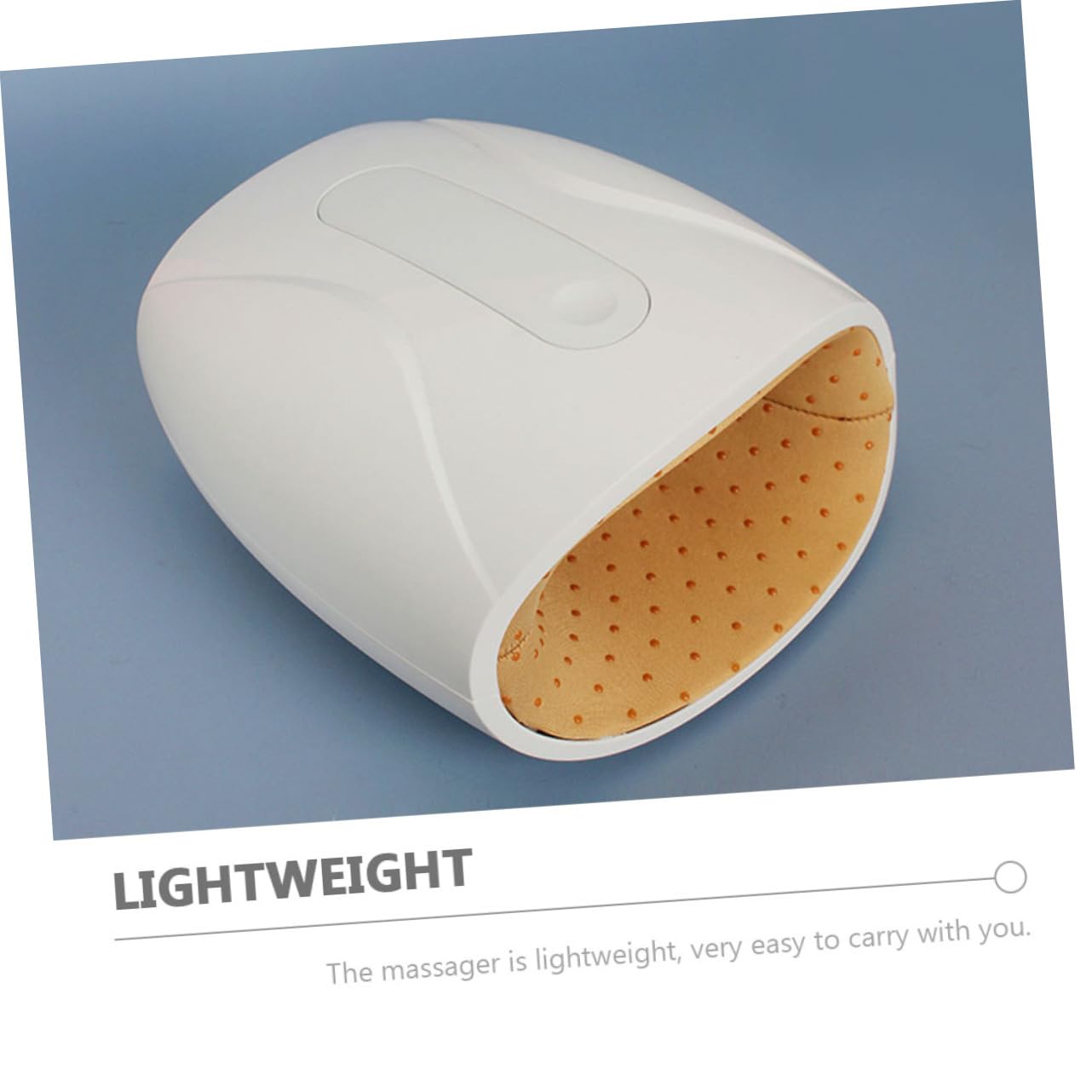 FOMIYES 1pezzi per Mani Elettrico Funzione di Calore e Stimolatore Muscolare per Polsi e Dita Leggero e Portatile per Uso Quotidiano