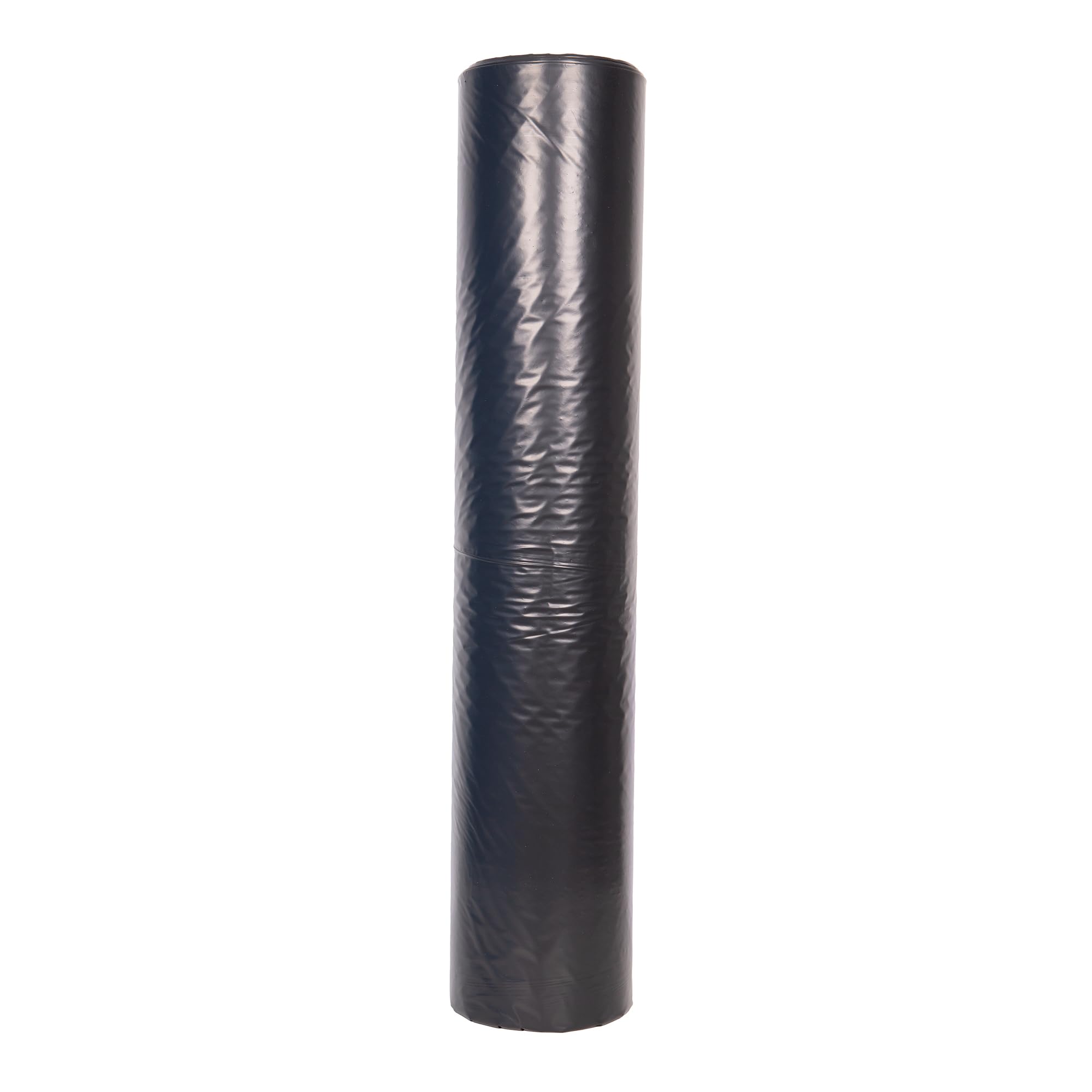 Cofan Film negro para embalaje | Material: polietileno reciclado | Galga 400 | Grosor: 100 micras | Medidas: 2 x 150 m | Rollo de film elástico | Protección para embalajes y mudanzas