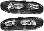 TRIBLE SIX Pair of Headlight Assembly GM2502211 GM2503211 Replacement for 1998 1999 2001 2002 Chevy Camaro Left and Right 16525313 16525314